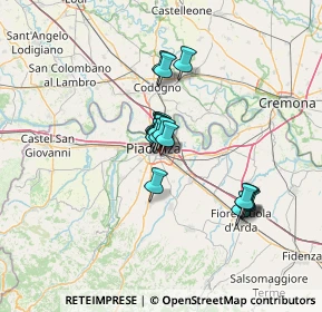 Mappa Via Caduti sulla Str., 29122 Piacenza PC, Italia (9.21667)