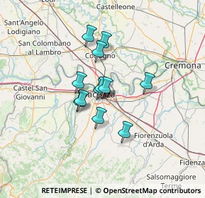 Mappa Via Caduti sulla Str., 29122 Piacenza PC, Italia (8.93667)