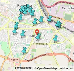 Mappa Via Madre Teresa di Calcutta, 29122 Piacenza PC, Italia (1.08)
