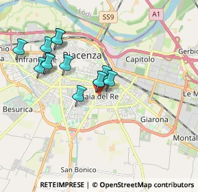 Mappa Via Madre Teresa di Calcutta, 29122 Piacenza PC, Italia (1.69308)