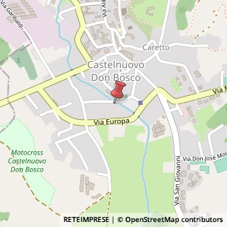 Mappa Via Sergio Seglie, 1, 14022 Castelnuovo Don Bosco, Asti (Piemonte)