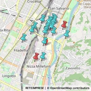 Mappa Via Genova, 10125 Torino TO, Italia (0.8415)
