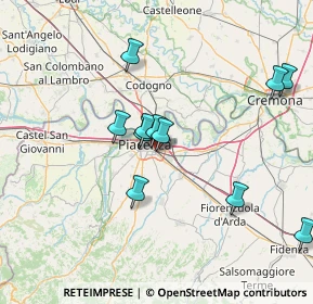 Mappa Via Mario Cavaglieri, 29122 Piacenza PC, Italia (15.60833)