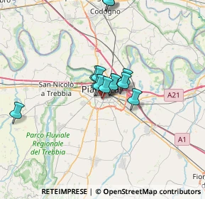 Mappa Via T.Gardella, 29122 Piacenza PC, Italia (4.66308)