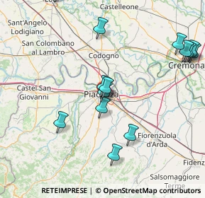 Mappa Via T.Gardella, 29122 Piacenza PC, Italia (17.89143)