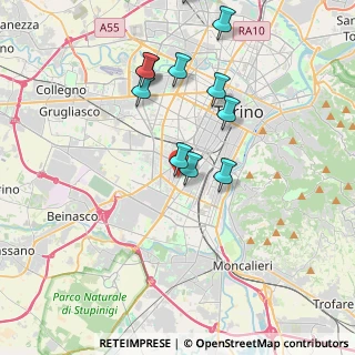 Mappa Via Felice Briccarello, 10137 Torino TO, Italia (3.88636)