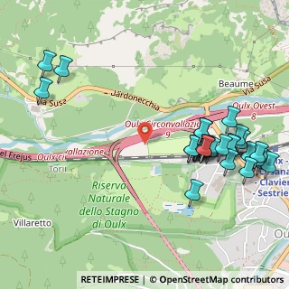 Mappa Torino - Bardonecchia, 10056 Oulx TO, Italia (0.6069)