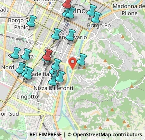 Mappa Piazza Zara, 10133 Torino TO, Italia (2.1295)