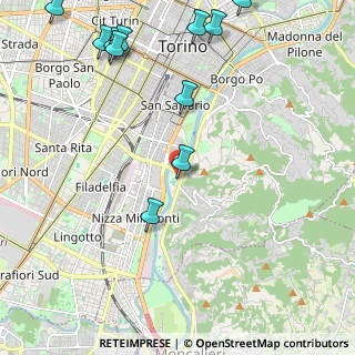 Mappa Piazza Zara, 10133 Torino TO, Italia (2.88909)