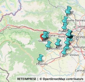 Mappa Via Condove, 10094 Giaveno TO, Italia (15.1635)