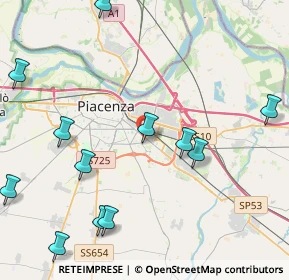 Mappa Via Rosario Ottobono, 29122 Piacenza PC, Italia (5.29833)