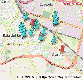 Mappa Via Rosario Ottobono, 29122 Piacenza PC, Italia (0.782)