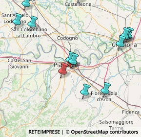 Mappa Via Rosario Ottobono, 29122 Piacenza PC, Italia (21.25071)