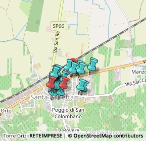 Mappa Via L. Moroni, 27046 Santa Giuletta PV, Italia (0.292)