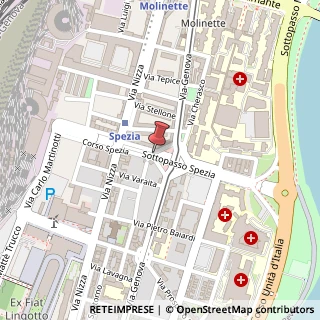 Mappa Corso spezia, 10126 Torino, Torino (Piemonte)