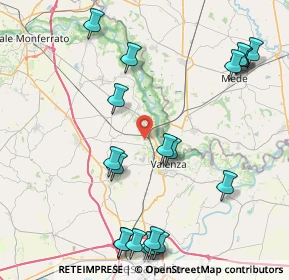 Mappa Strada Villabella, 15040 Fonti di Monte Valenza AL, Italia (10.318)