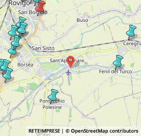 Mappa Via Cappello, 45100 Rovigo RO, Italia (3.7295)