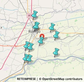 Mappa Via Cappello, 45100 Rovigo RO, Italia (6.40909)