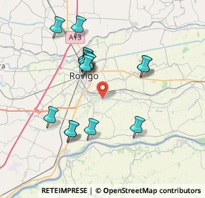 Mappa Via Cappello, 45100 Rovigo RO, Italia (6.96188)