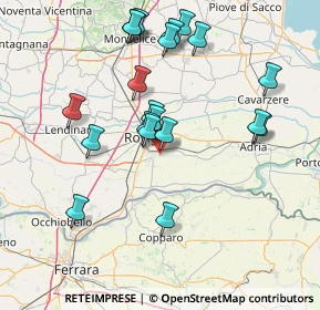 Mappa Via Cappello, 45100 Rovigo RO, Italia (15.322)