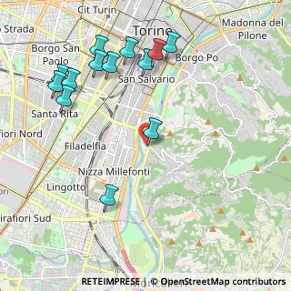 Mappa Via Villa Glori, 10133 Torino TO, Italia (2.39)
