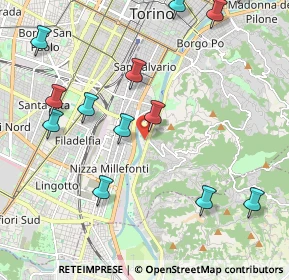 Mappa Via Villa Glori, 10133 Torino TO, Italia (2.50538)