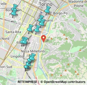Mappa Via Villa Glori, 10133 Torino TO, Italia (2.30643)