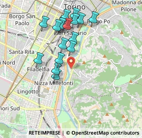 Mappa Via Villa Glori, 10133 Torino TO, Italia (1.79824)