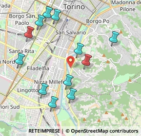 Mappa Via Villa Glori, 10133 Torino TO, Italia (2.19083)