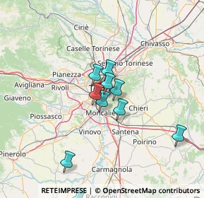 Mappa Via Villa Glori, 10133 Torino TO, Italia (17.5575)