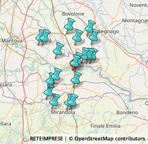 Mappa Strada Nazionale, 46036 Borgo Mantovano MN, Italia (11.55158)