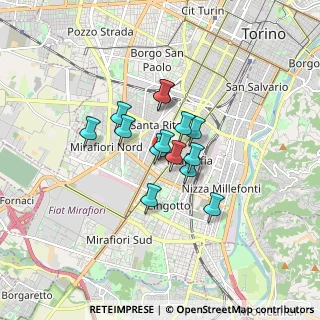 Mappa Via San Marino, 10134 Torino TO, Italia (1.07286)
