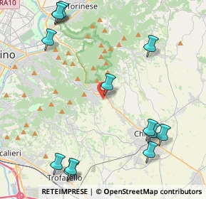 Mappa Via Valle Balbiana, 10025 Pino Torinese TO, Italia (5.53692)