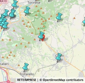 Mappa Via Valle Balbiana, 10025 Pino Torinese TO, Italia (6.8985)