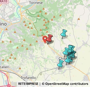 Mappa Via Valle Balbiana, 10025 Pino Torinese TO, Italia (4.11692)
