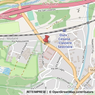 Mappa Corso Ortigara, 27/A, 10056 Oulx, Torino (Piemonte)