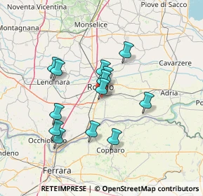 Mappa 45030 Rovigo RO, Italia (12.19385)