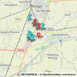 Mappa 45030 Rovigo RO, Italia (1.20636)
