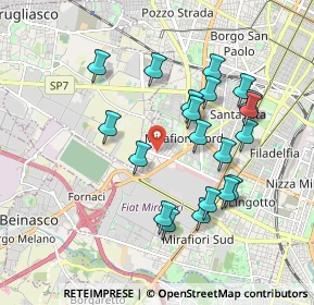 Mappa Corso Enrico Tazzoli, 10100 Torino TO, Italia (1.799)