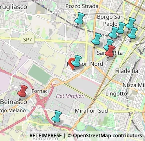 Mappa Corso Enrico Tazzoli, 10100 Torino TO, Italia (2.44909)