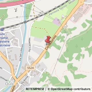 Mappa Corso Torino, 69/B, 10056 Oulx, Torino (Piemonte)