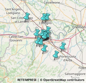 Mappa Via Piero Gobetti, 29122 Piacenza PC, Italia (7.265)