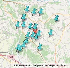Mappa Località Stazione, 14026 Cunico AT, Italia (6.8375)