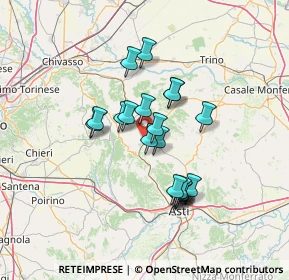 Mappa Località Stazione, 14026 Cunico AT, Italia (10.945)