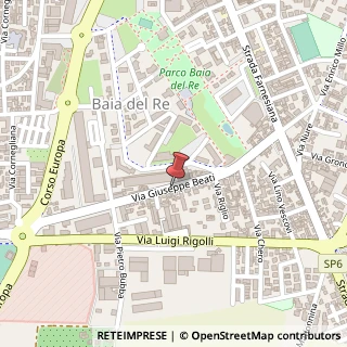 Mappa Via Giuseppe Beati,  33, 29100 Piacenza, Piacenza (Emilia Romagna)