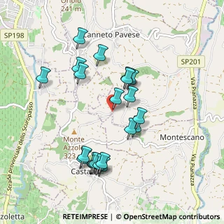 Mappa Via Casa Zambianchi, 27040 Montescano PV, Italia (0.92143)