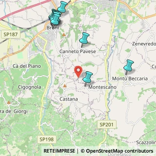 Mappa Via Casa Zambianchi, 27040 Montescano PV, Italia (3.719)