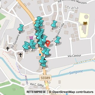 Mappa Via Mazzini, 10090 Trana TO, Italia (0.08929)