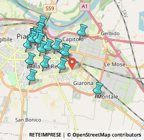 Mappa Via Angelo Spinazzi, 29122 Piacenza PC, Italia (2.0105)