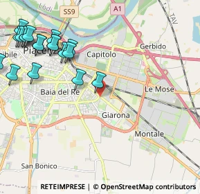 Mappa Via Angelo Spinazzi, 29122 Piacenza PC, Italia (2.78947)